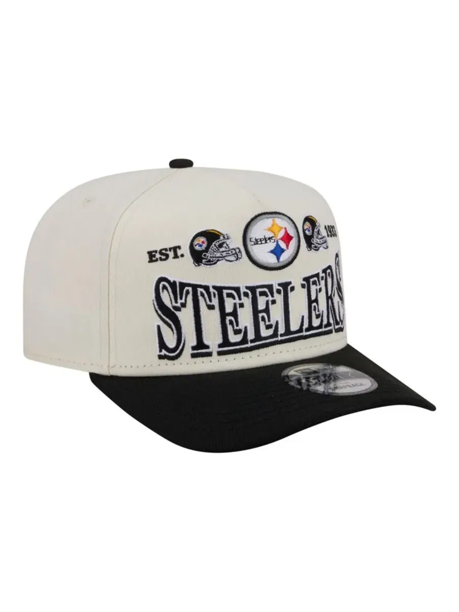 Кепка-снапбек New Era A-Frame 9FIFTY с вышивкой Pittsburgh Steelers