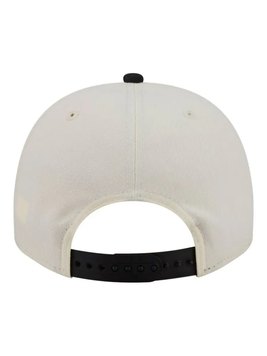 Кепка-снапбек New Era A-Frame 9FIFTY с вышивкой Pittsburgh Steelers — изображение 4 из 7, кремовый черный