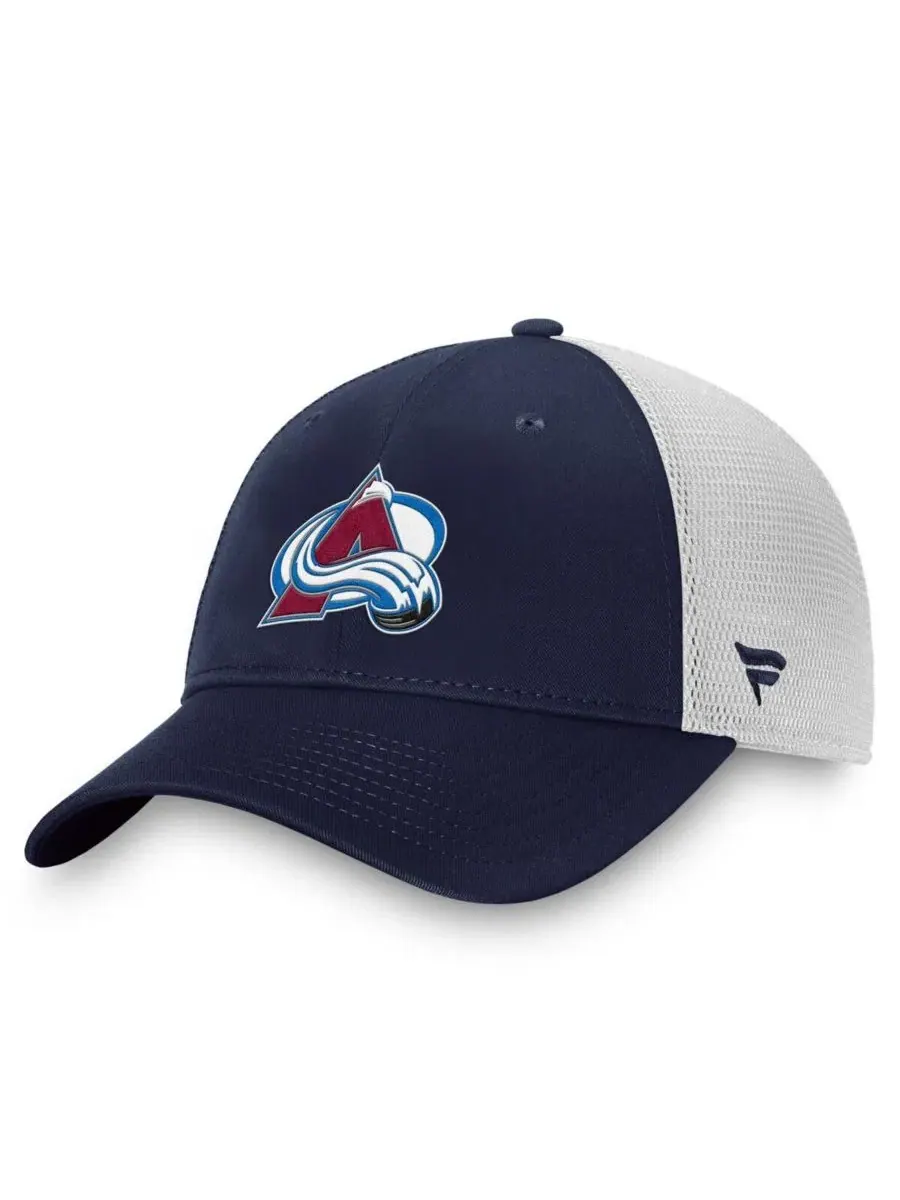 Бейсболка-тракер с вышитым логотипом Colorado Avalanche Fanatics