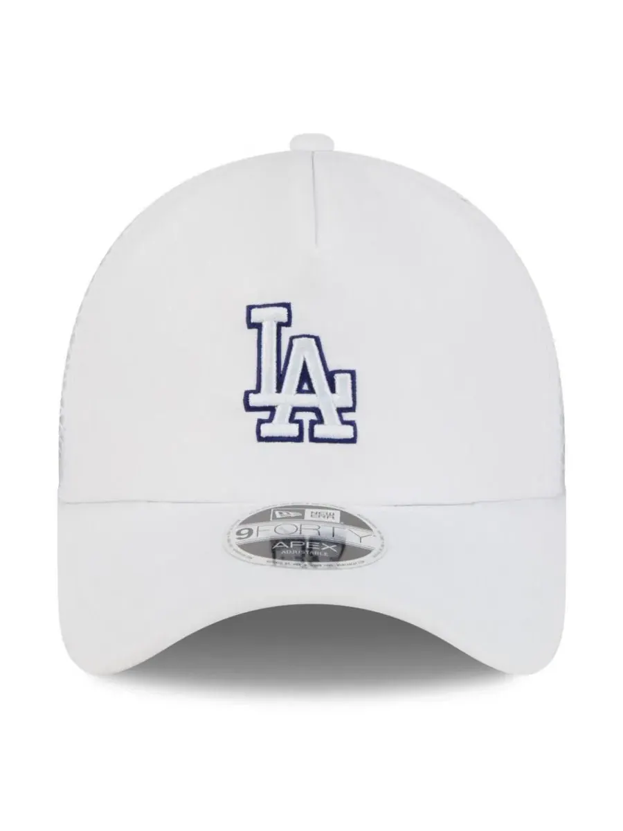 Бейсболка-тракер с вышивкой Los Angeles Dodgers New Era — изображение 2 из 4, белый