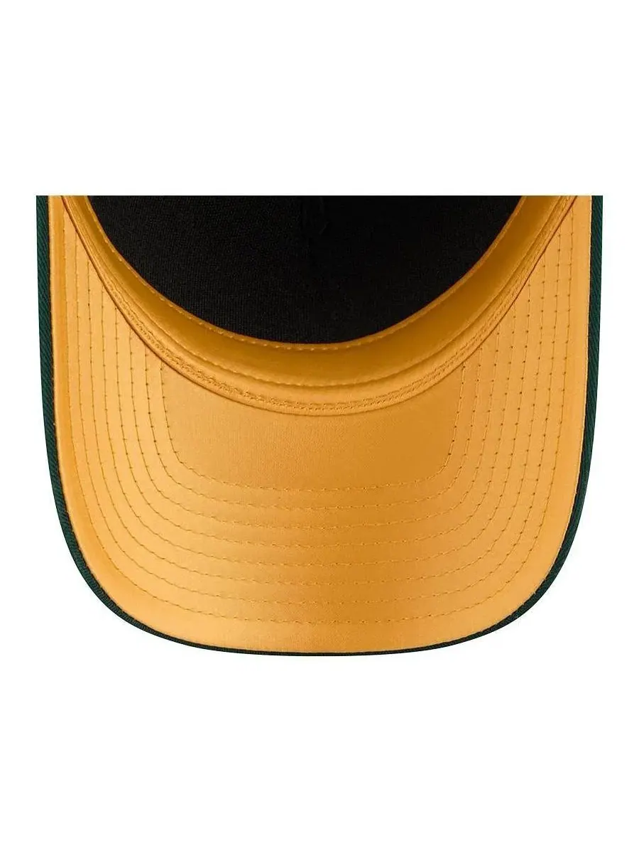 Кепка Athletics Metallic A-Frame 9FORTY New Era — изображение 4 из 5, зеленый