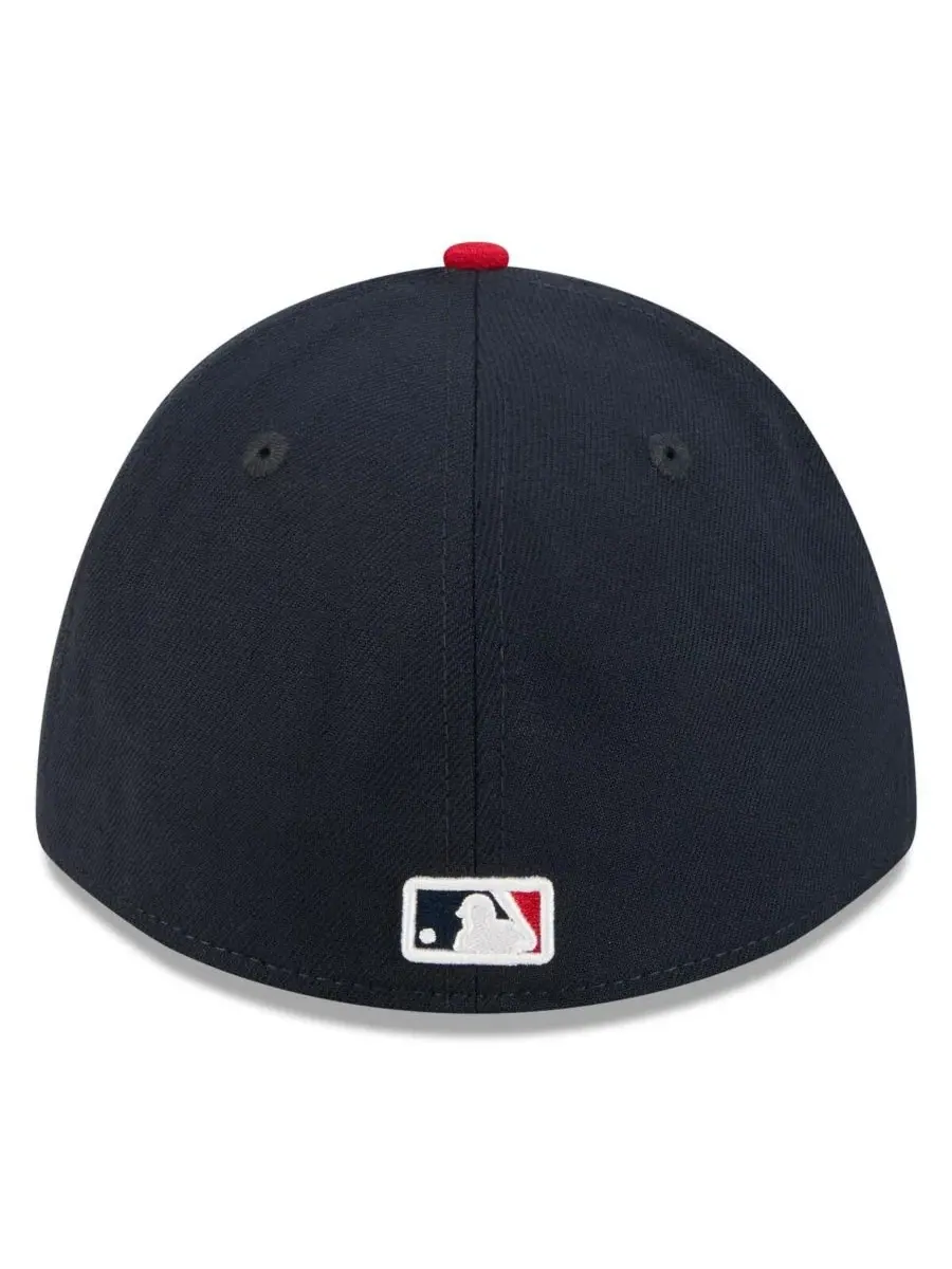 Бейсболка New Era Minnesota Twins 2026 Spring Training M-Crown 39THIRTY Flex Hat — изображение 4 из 4, темно-синий красный