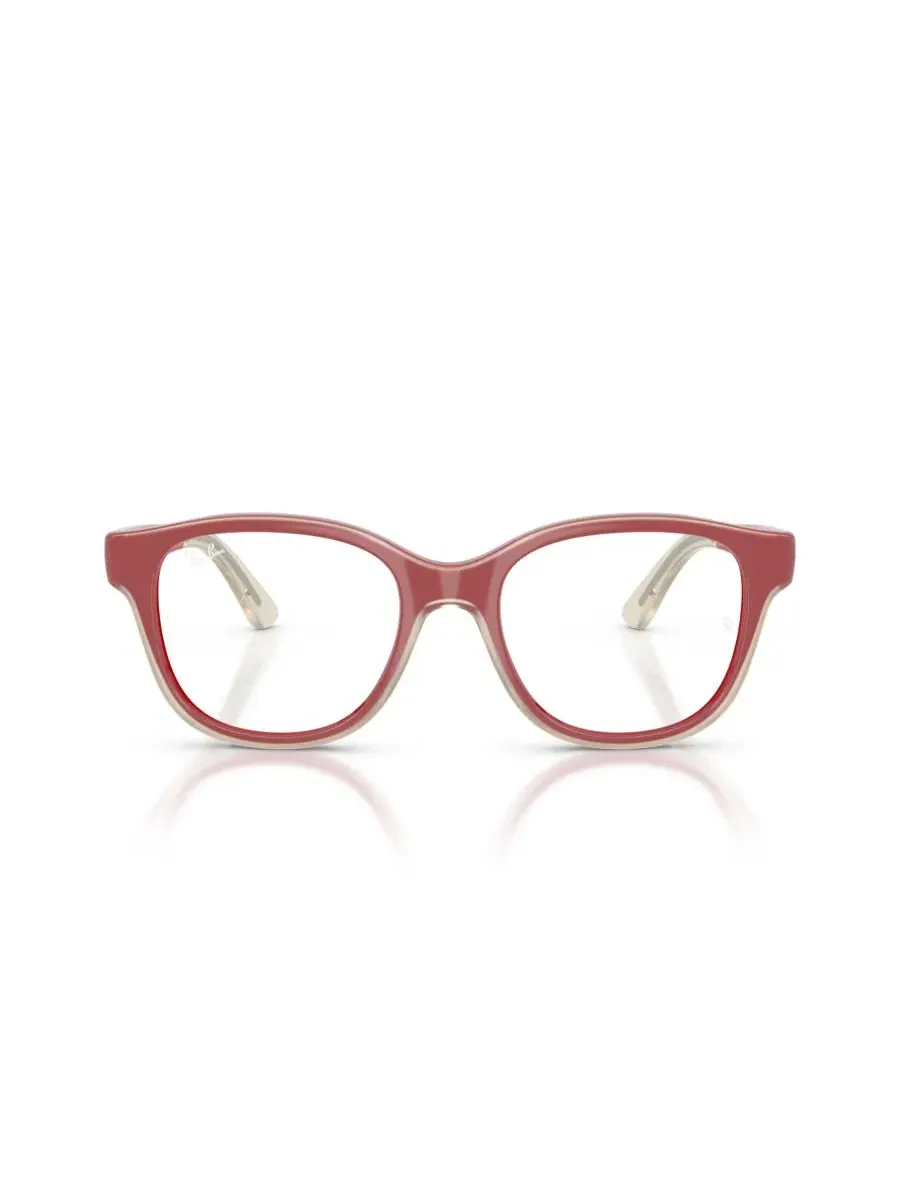 Очки для детей RB1950 Ray-Ban — изображение 2 из 5, красный прозрачный