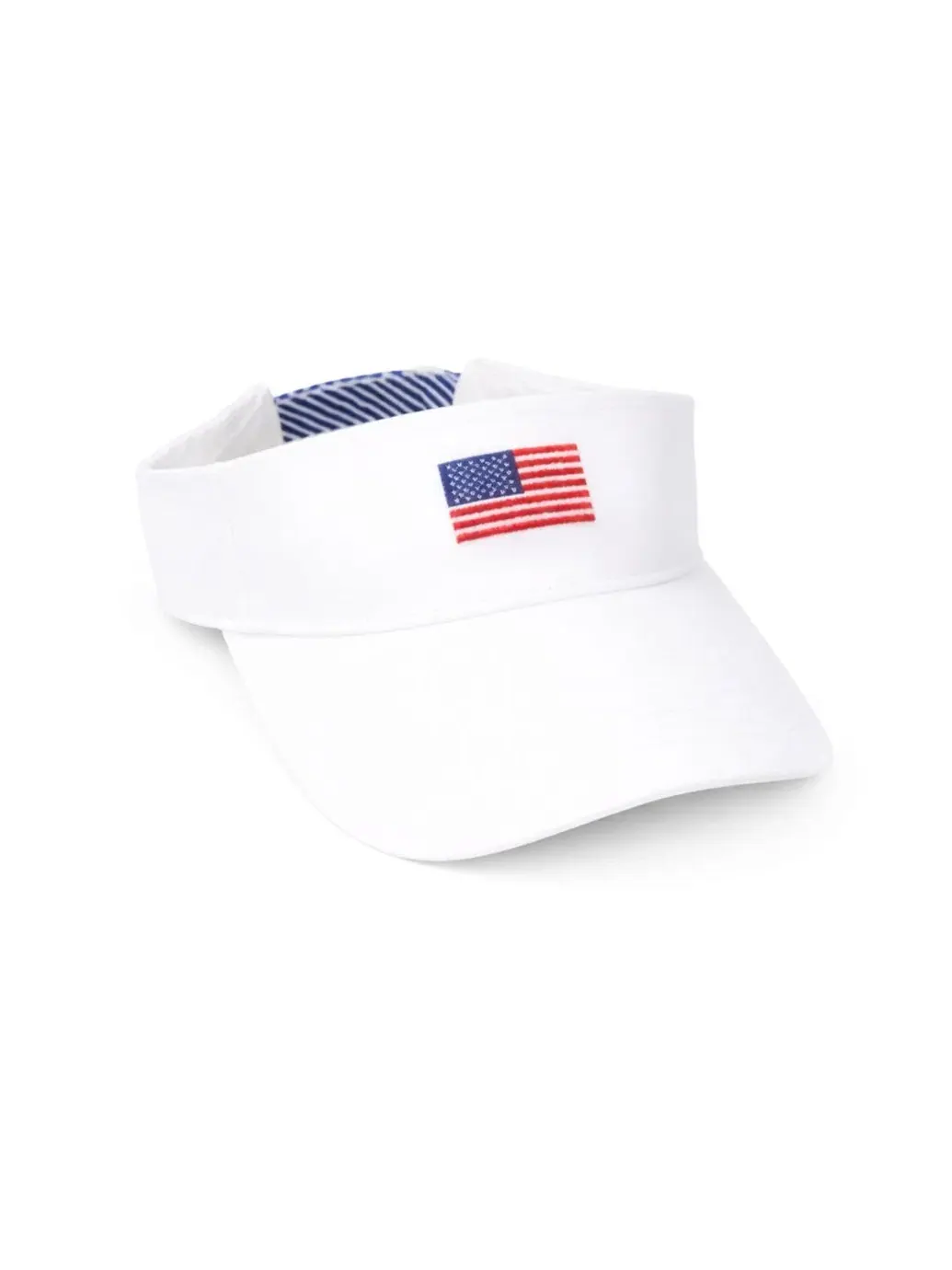 Кепка-визор с вышивкой флага American Flag Visor Bits & Bows