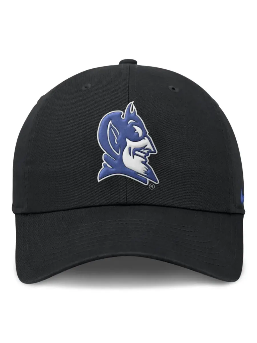 Кепка Nike Club Dri-FIT с вышитым логотипом Duke Blue Devils — изображение 2 из 4, черный