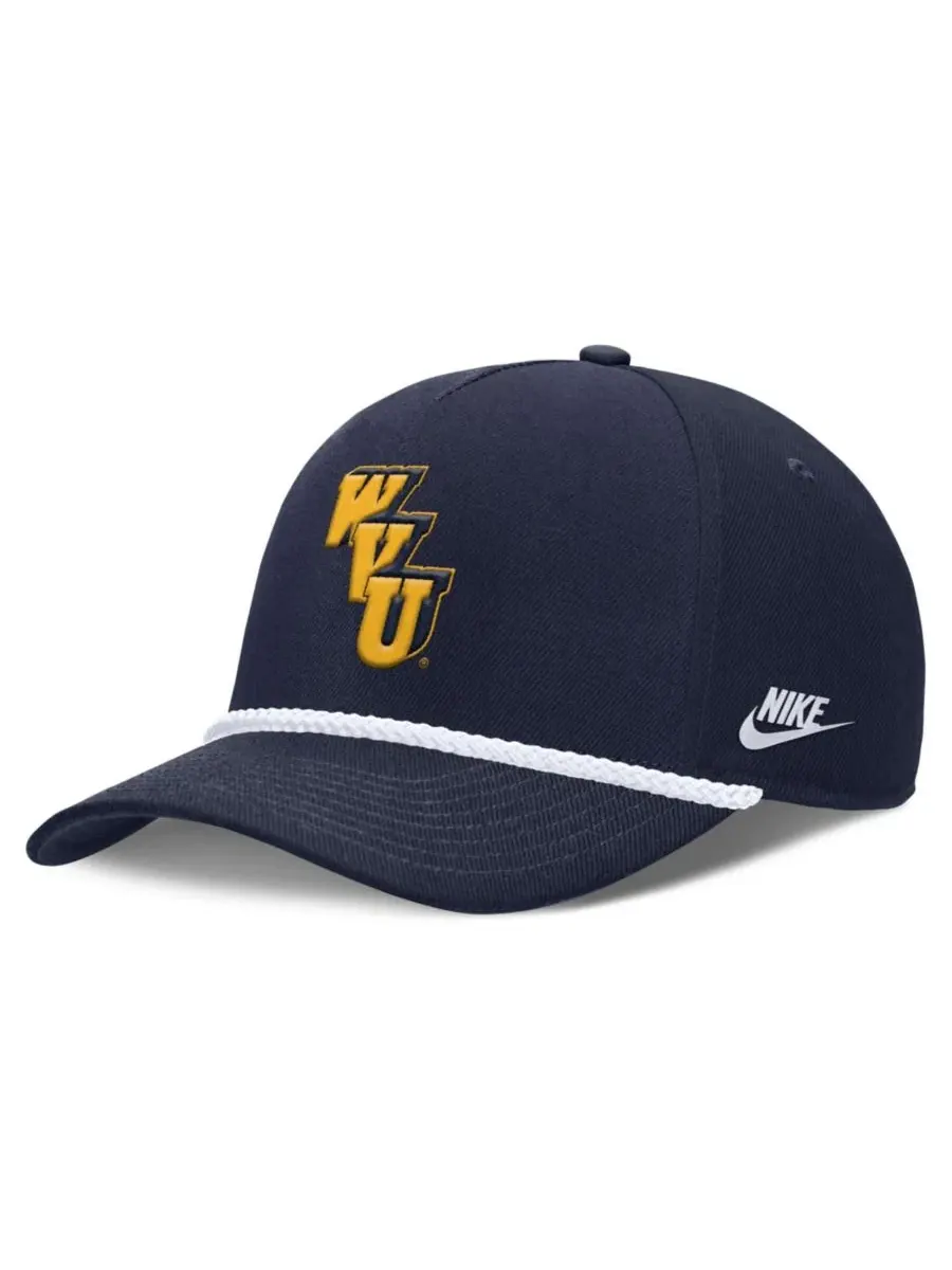 Кепка Nike с вышивкой West Virginia Mountaineers — изображение 3 из 4, темно-синий