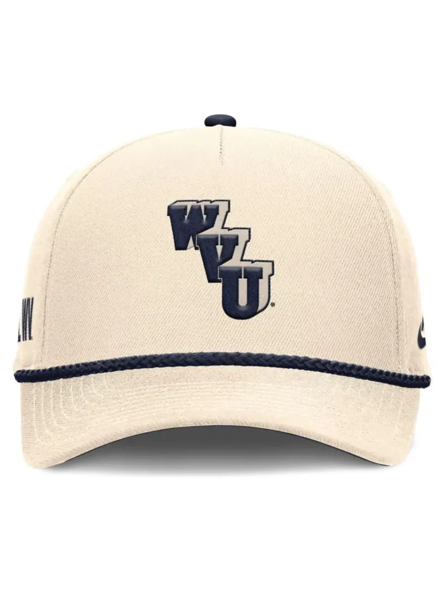 Кепка Nike West Virginia Mountaineers Legacy Vintage Rope Rise — изображение 2 из 5, натуральный темно-синий