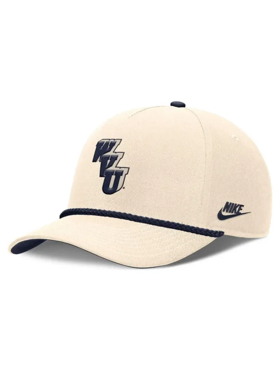 Кепка Nike West Virginia Mountaineers Legacy Vintage Rope Rise — изображение 3 из 5, натуральный темно-синий