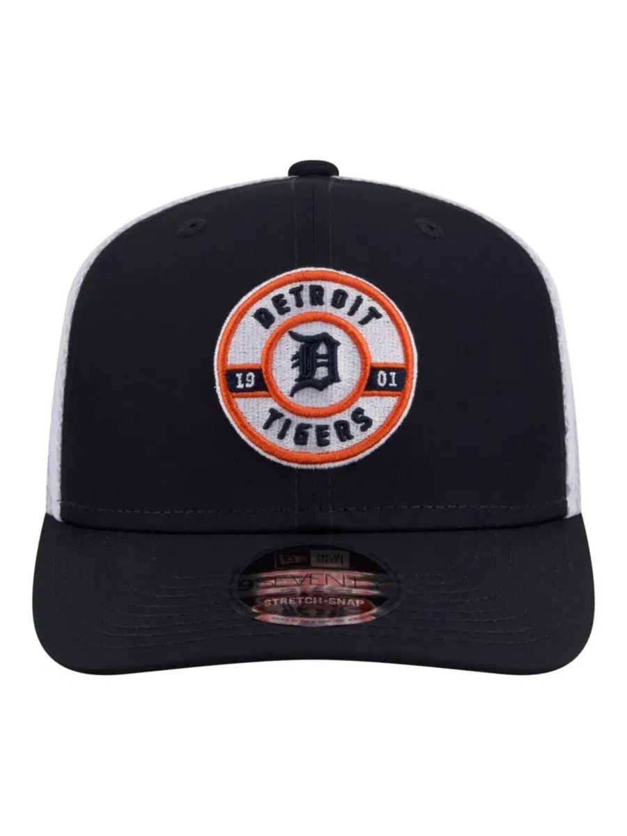 Кепка-тракер с вышитым логотипом Detroit Tigers New Era — изображение 2 из 5, темно-синий белый