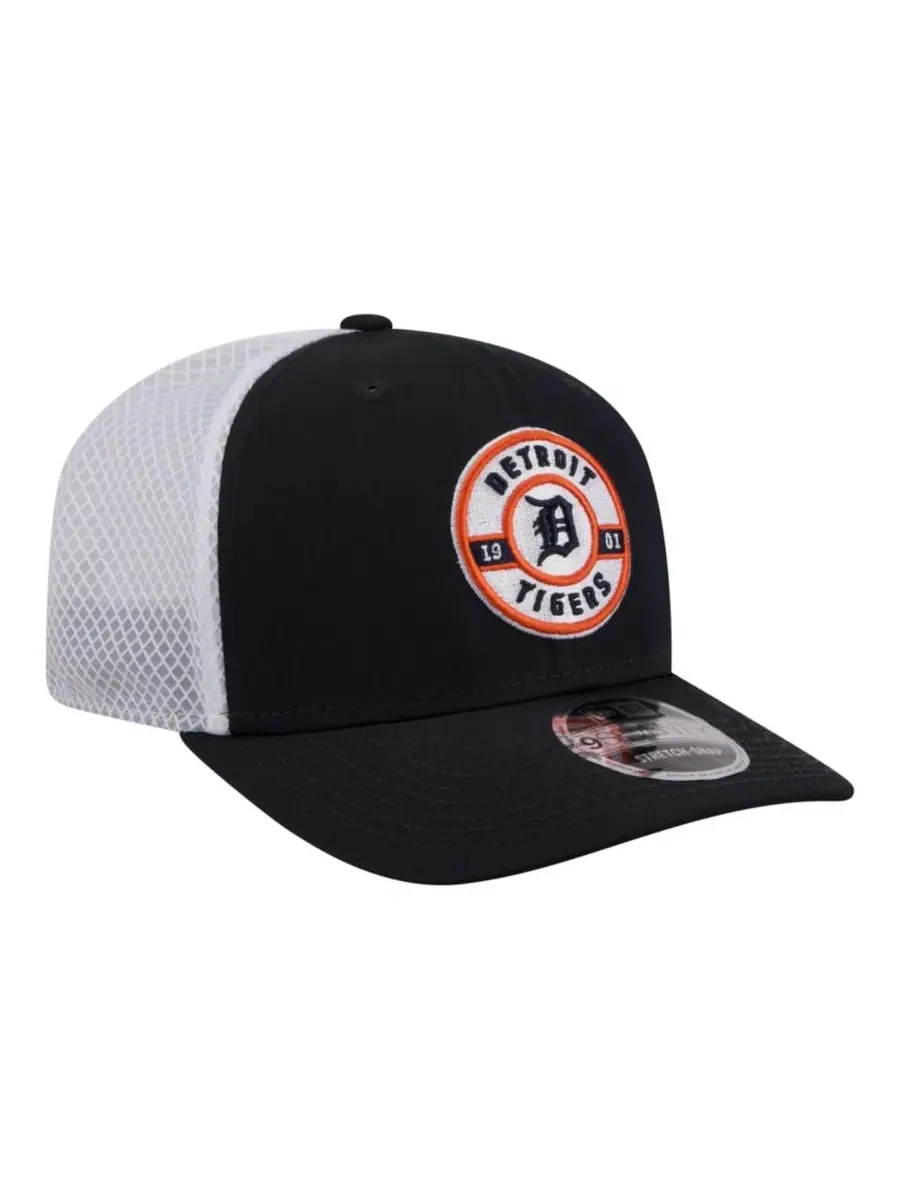 Кепка-тракер с вышитым логотипом Detroit Tigers New Era — изображение 3 из 5, темно-синий белый