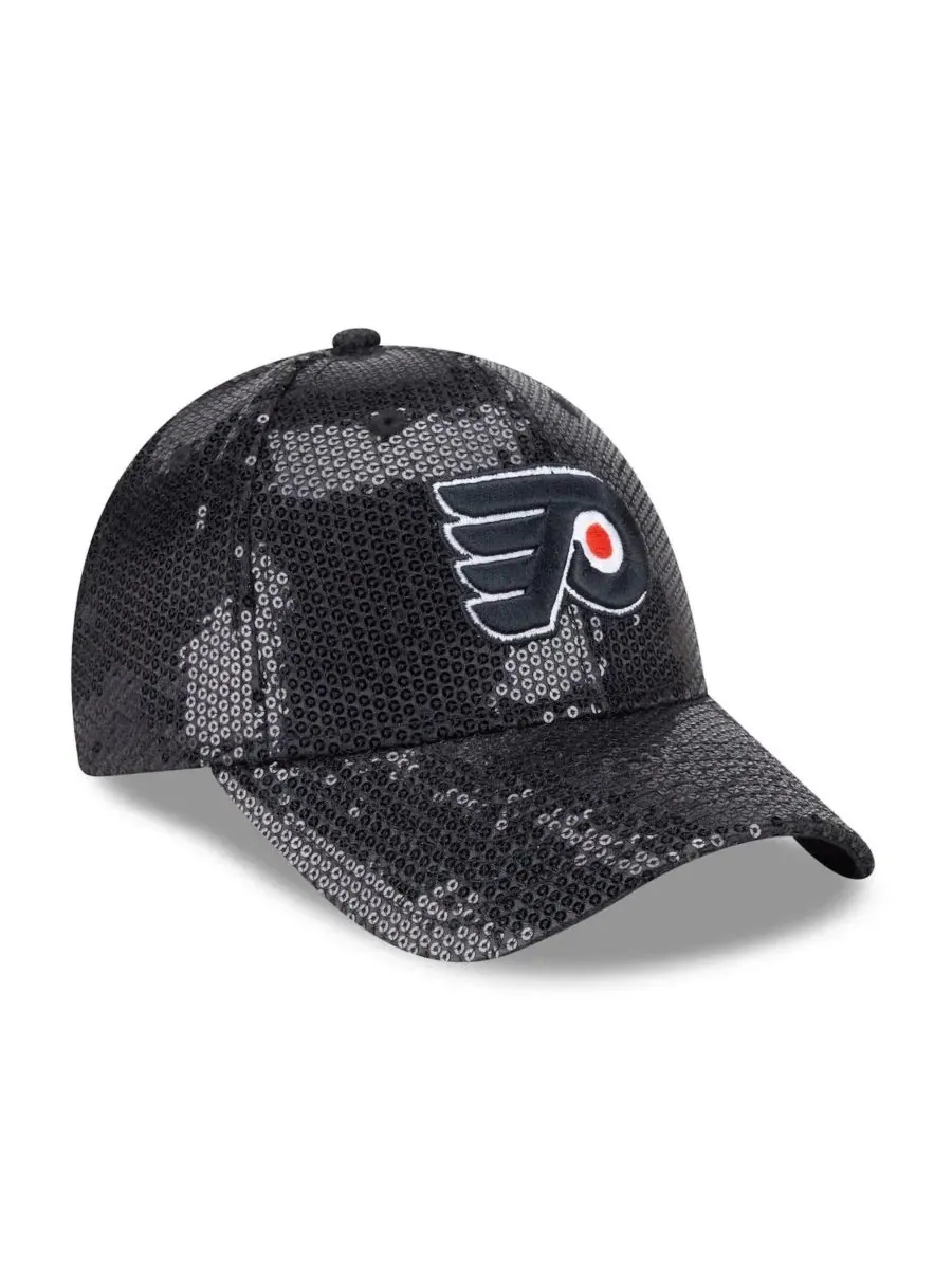Кепка с пайетками Philadelphia Flyers Sequin 9FORTY New Era — изображение 3 из 4, черный