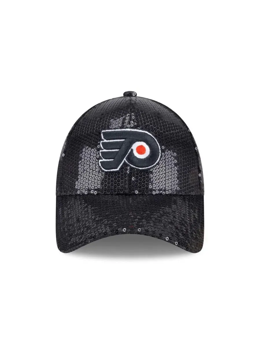 Кепка с пайетками Philadelphia Flyers Sequin 9FORTY New Era — изображение 4 из 4, черный