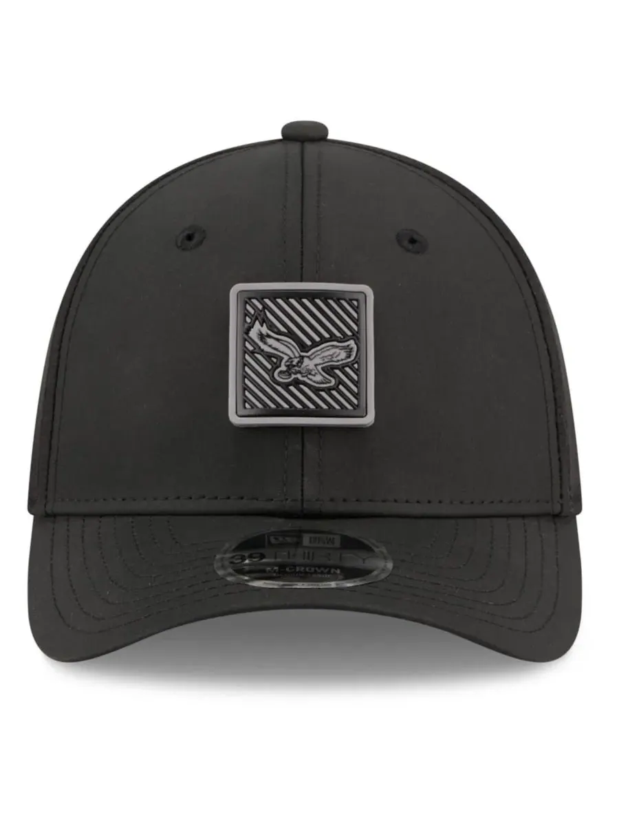 Кепка с принтом Philadelphia Eagles 39THIRTY New Era — изображение 2 из 5, черный