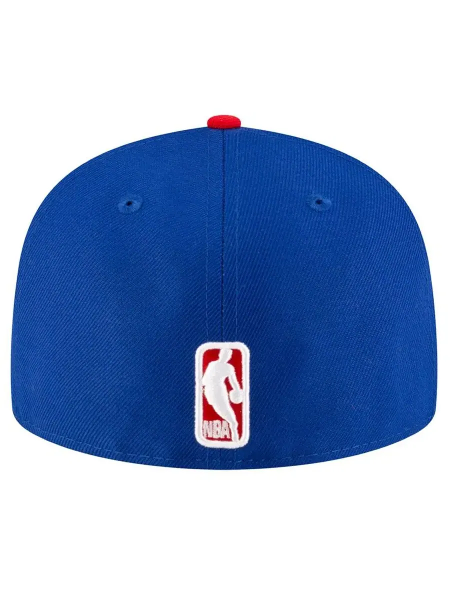 Бейсболка с вышивкой Detroit Pistons New Era — изображение 4 из 4, синий