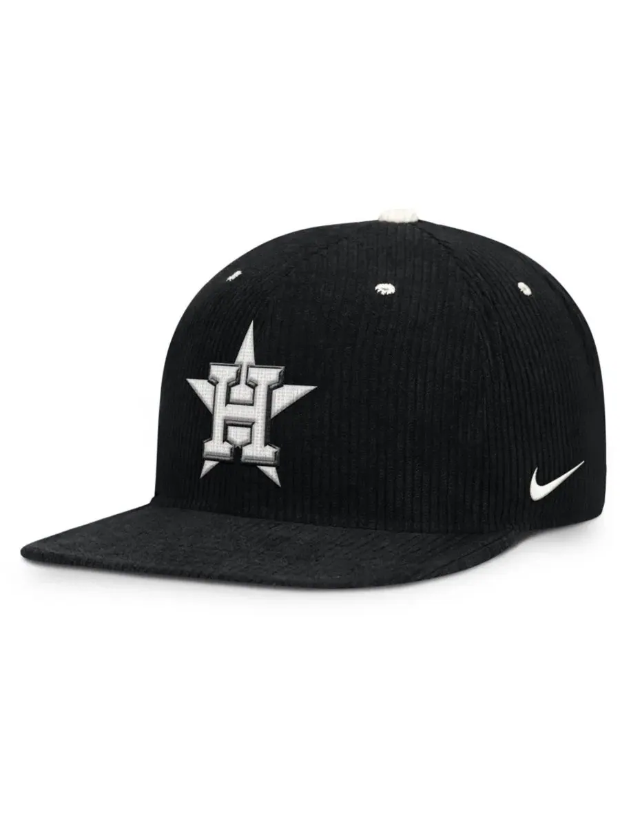 Кепка-снэпбек Nike с вышитым логотипом Houston Astros — изображение 3 из 5, черный