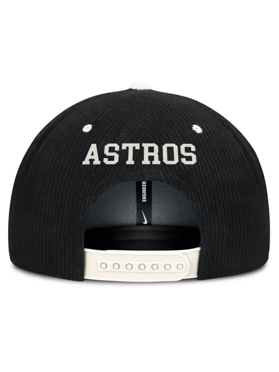 Кепка-снэпбек Nike с вышитым логотипом Houston Astros — изображение 4 из 5, черный