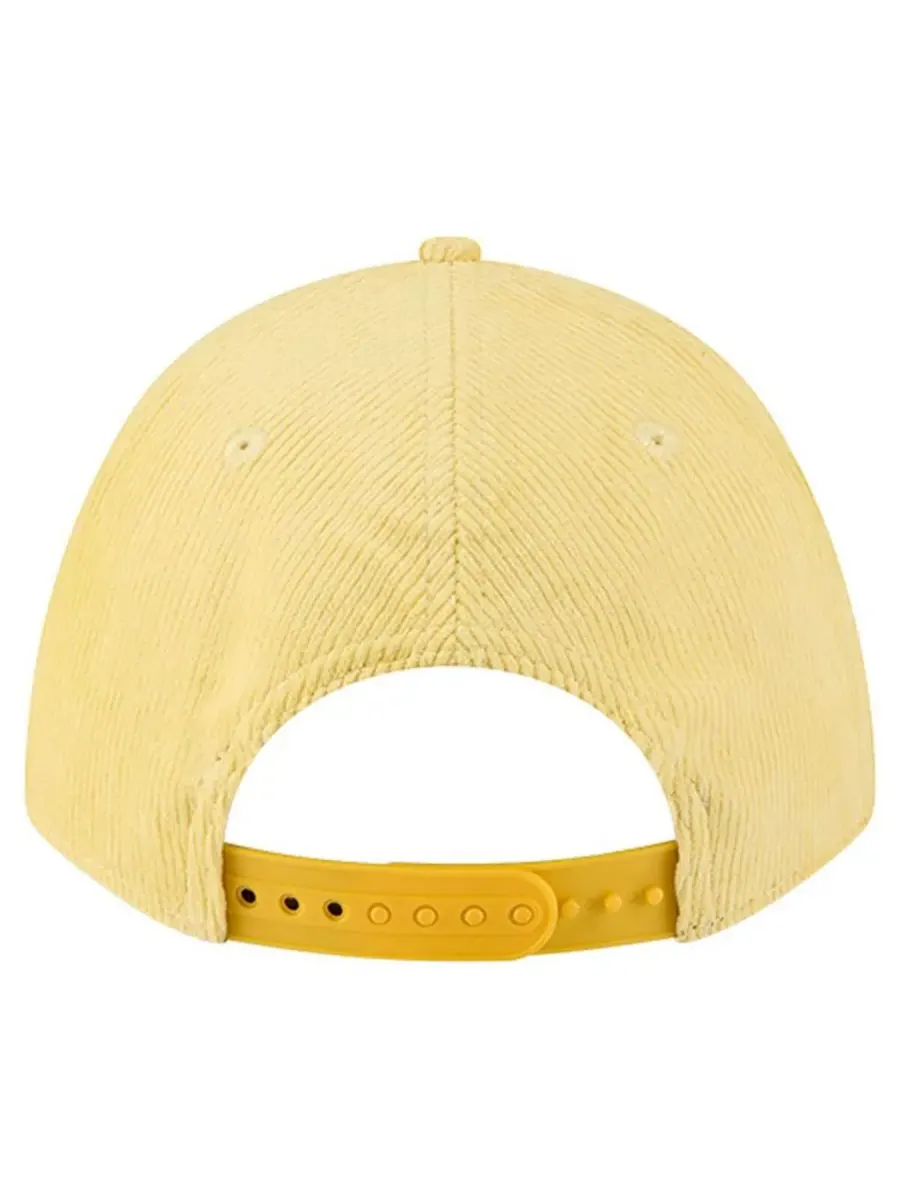New Era Мужская золотистая вельветовая кепка Green Bay Packers 9FORTY A-Frame с регулируемой высотой — изображение 2 из 5