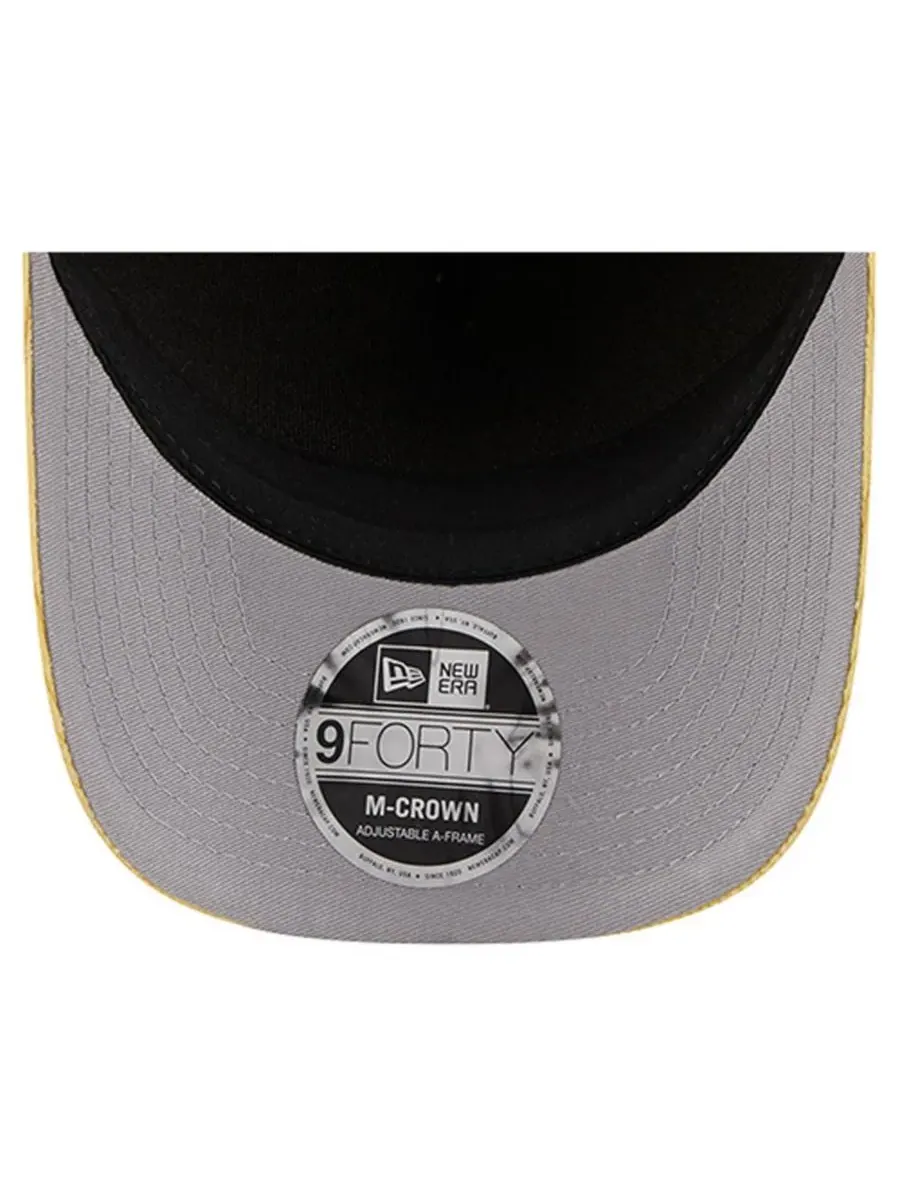 New Era Мужская золотистая вельветовая кепка Green Bay Packers 9FORTY A-Frame с регулируемой высотой — изображение 3 из 5
