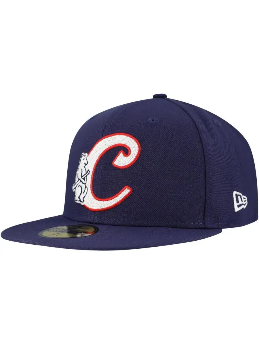 Мужская бейсболка Royal Chicago Cubs Duo Logo 2.0 59FIFTY Fitted Hat New Era