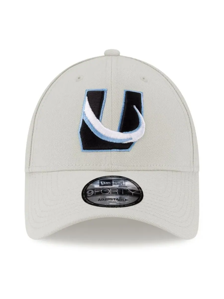 New Era Мужская регулируемая кепка Utah Mammoth 9FORTY кремового цвета — изображение 2 из 4, бежевый