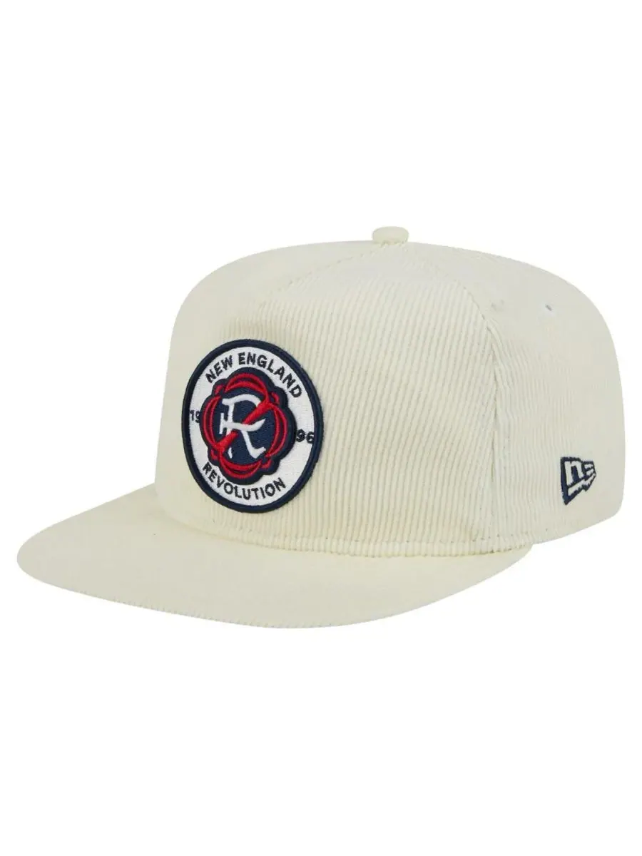 New Era Мужская кремовая кепка-бейсболка New England Revolution 2025 Kickoff Snapback