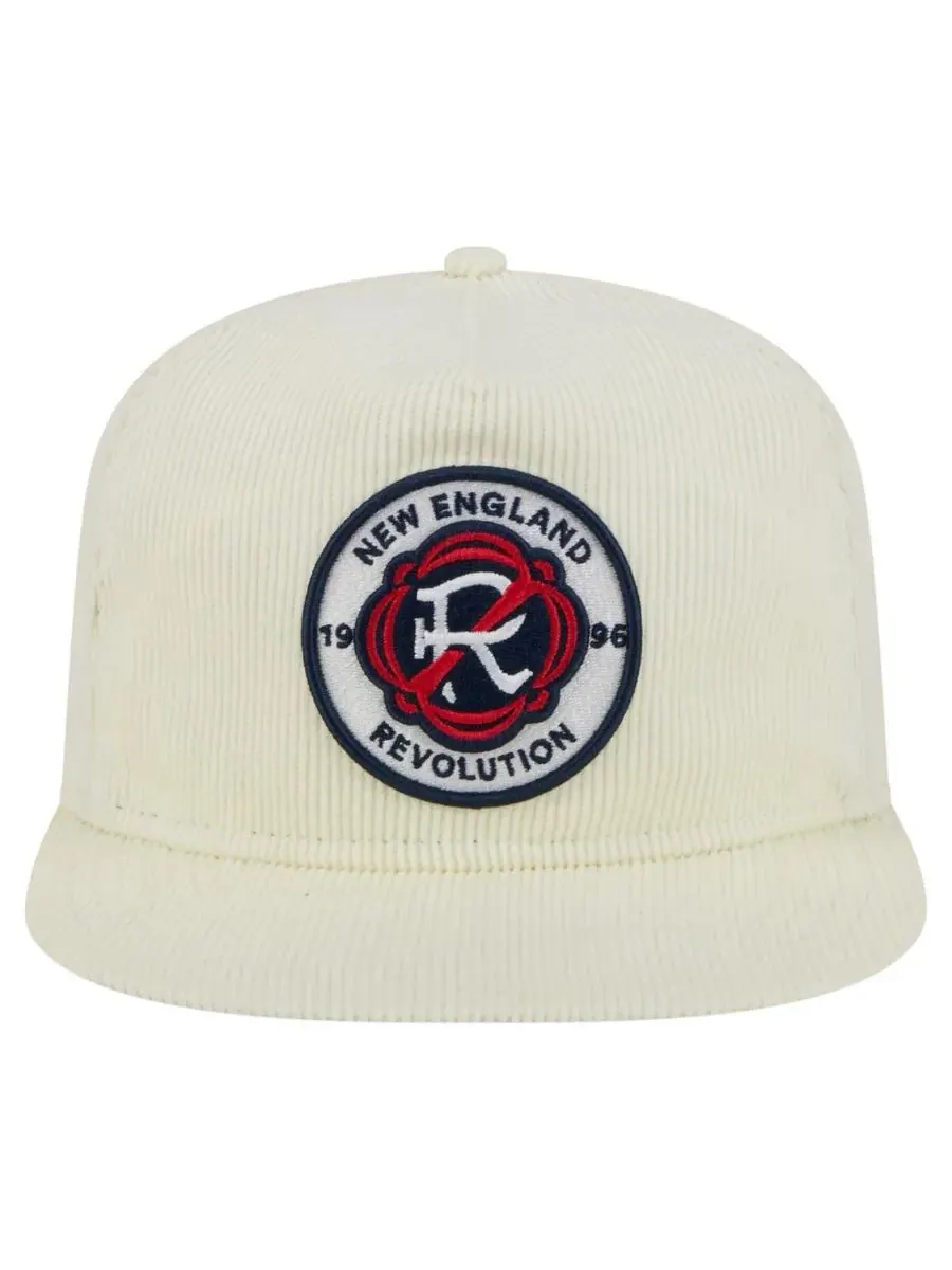New Era Мужская кремовая кепка-бейсболка New England Revolution 2025 Kickoff Snapback — изображение 2 из 4, бежевый