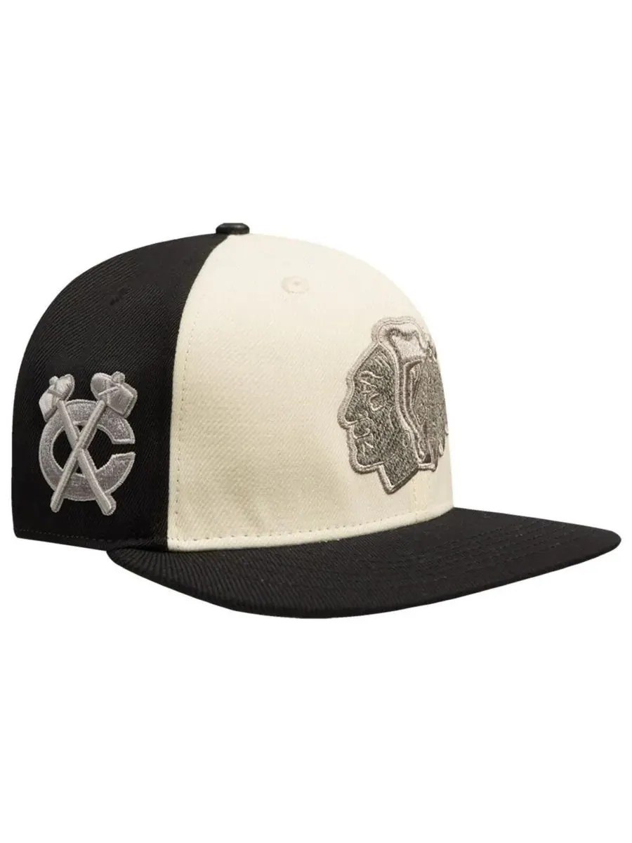 Pro Standard Мужская кремовая кепка Chicago Blackhawks из французского махрового трикотажа с
