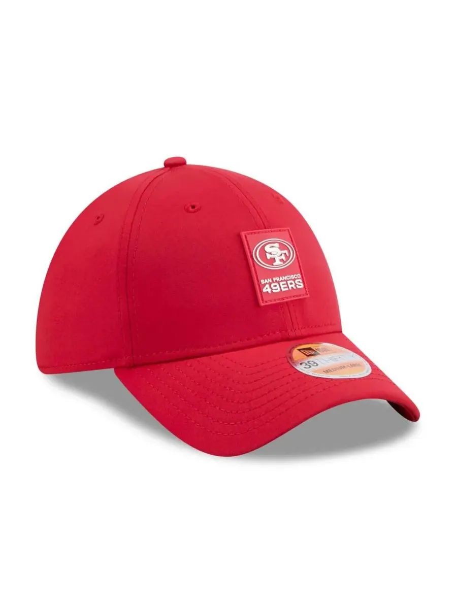 Мужская алая кепка San Francisco 49ers 2025 Sideline 39THIRTY Flex New Era — изображение 4 из 5, алый