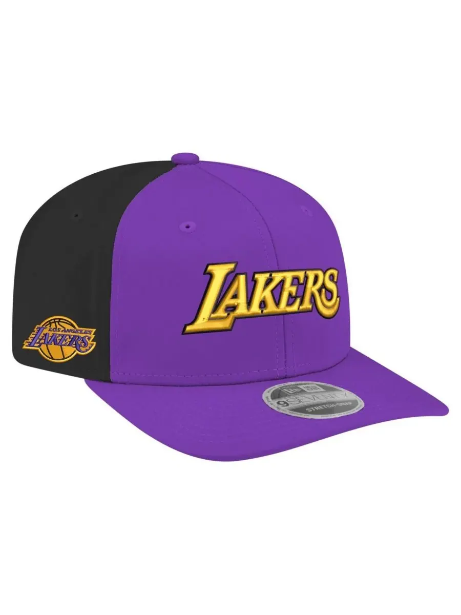 New Era Мужская фиолетовая кепка Los Angeles Lakers Statement Edition с застежкой-липучкой 9SEVENTY