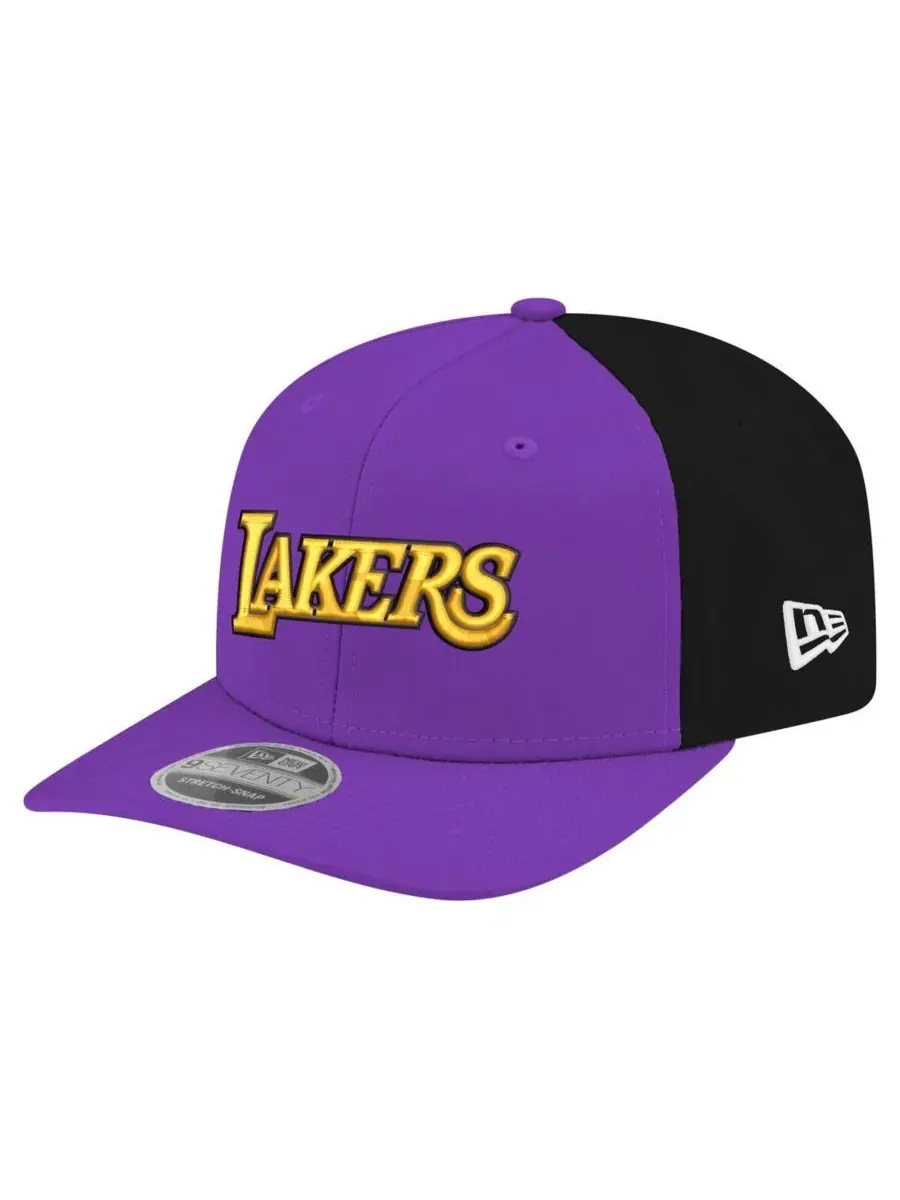 New Era Мужская фиолетовая кепка Los Angeles Lakers Statement Edition с застежкой-липучкой 9SEVENTY — изображение 3 из 4