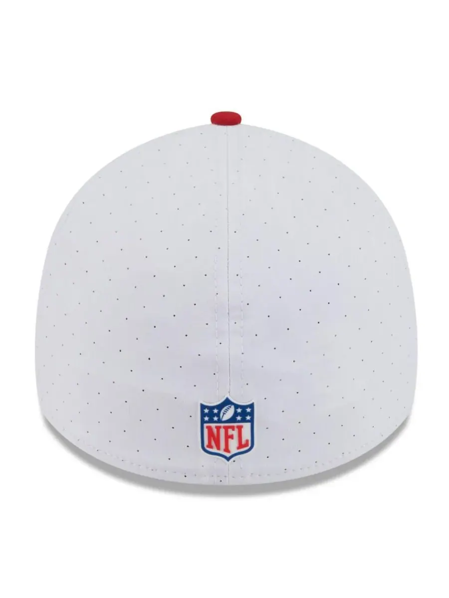 New Era Мужская бело-алая кепка San Francisco 49ers 2025 NFL Training Camp 39THIRTY Flex Hat — изображение 4 из 4, белый