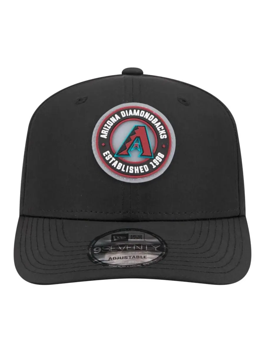 Мужская черная регулируемая кепка Arizona Diamondbacks Circle 9SEVENTY New Era — изображение 2 из 4, черный