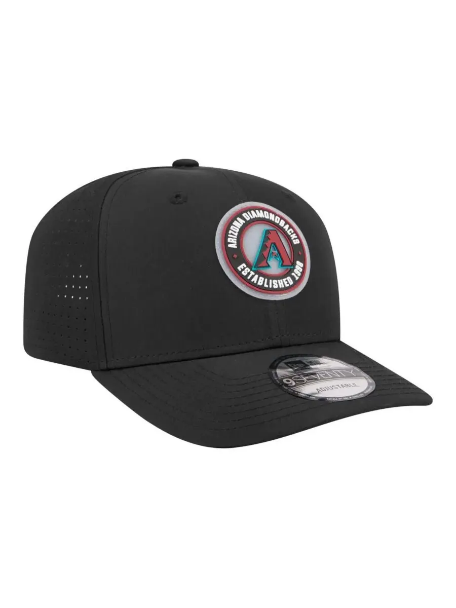 Мужская черная регулируемая кепка Arizona Diamondbacks Circle 9SEVENTY New Era — изображение 3 из 4, черный
