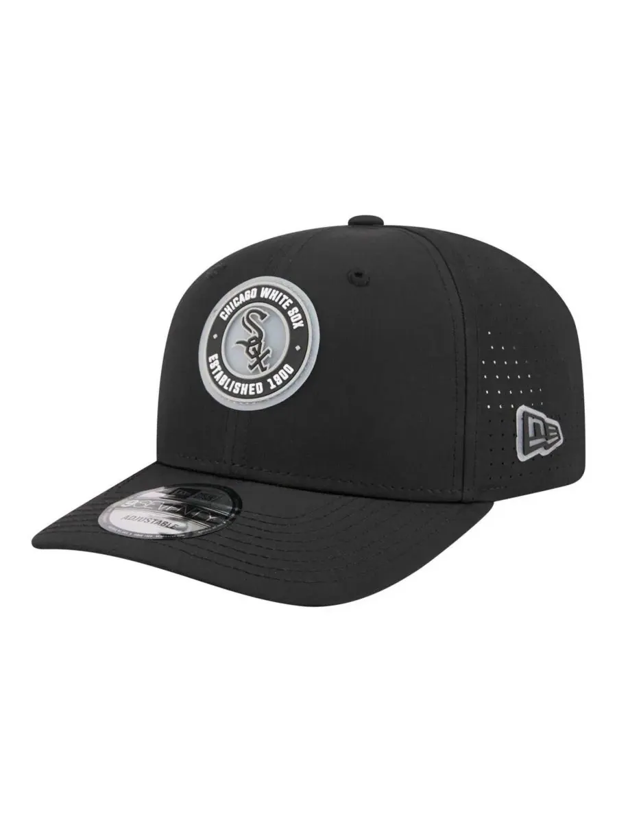 Мужская черная регулируемая бейсболка Chicago White Sox Circle 9SEVENTY New Era