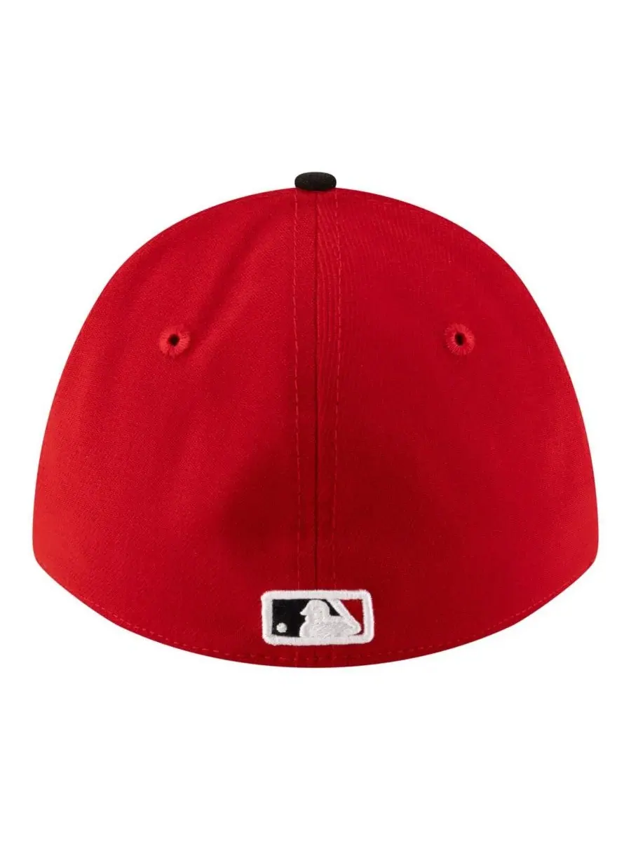 Мужская красная бейсболка Cincinnati Reds Player Replica 39THIRTY M-Crown Flex Hat New Era — изображение 4 из 4, красный