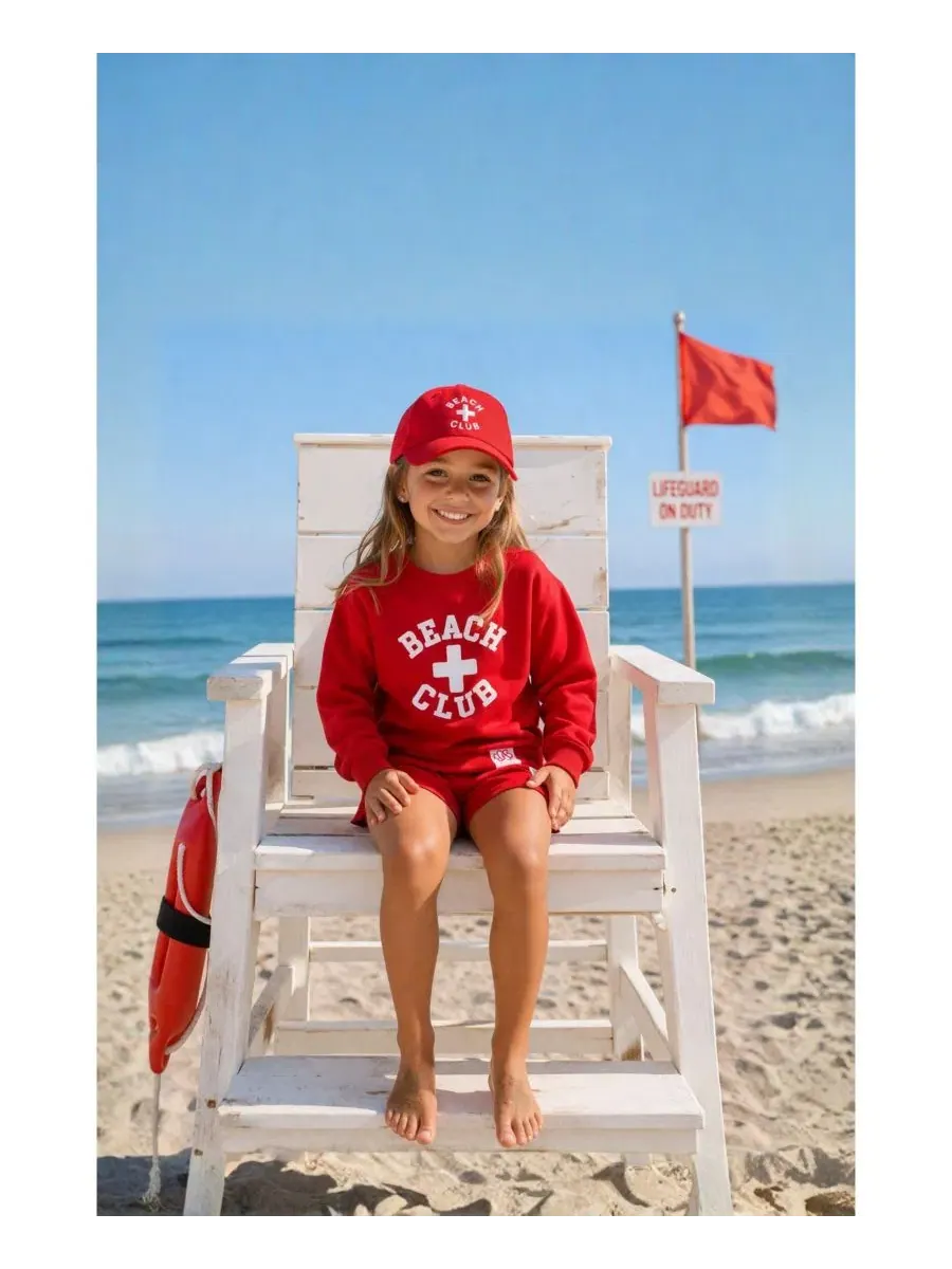 Бейсболка с бантом Beach Club Bow Bits & Bows — изображение 2 из 5, красный