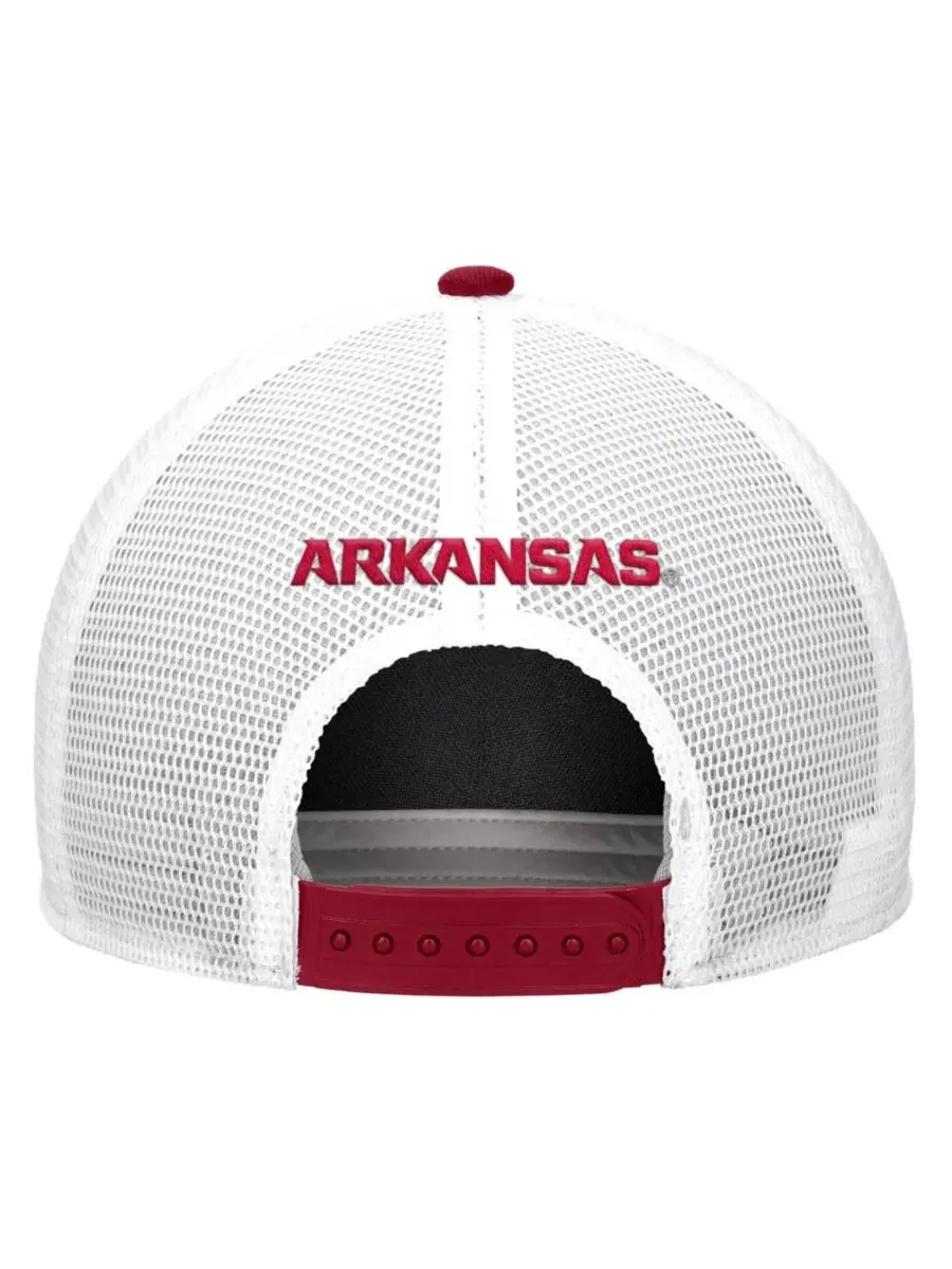 Кепка-тракер с веревочным декором Arkansas Razorbacks Nike — изображение 3 из 3, красный
