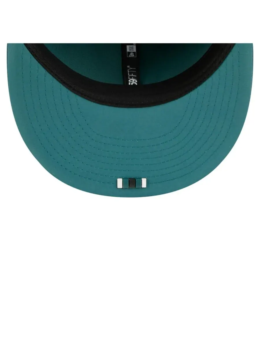 New Era Мужская кепка Philadelphia Eagles 2025 Sideline 59FIFTY — изображение 3 из 5, зеленый
