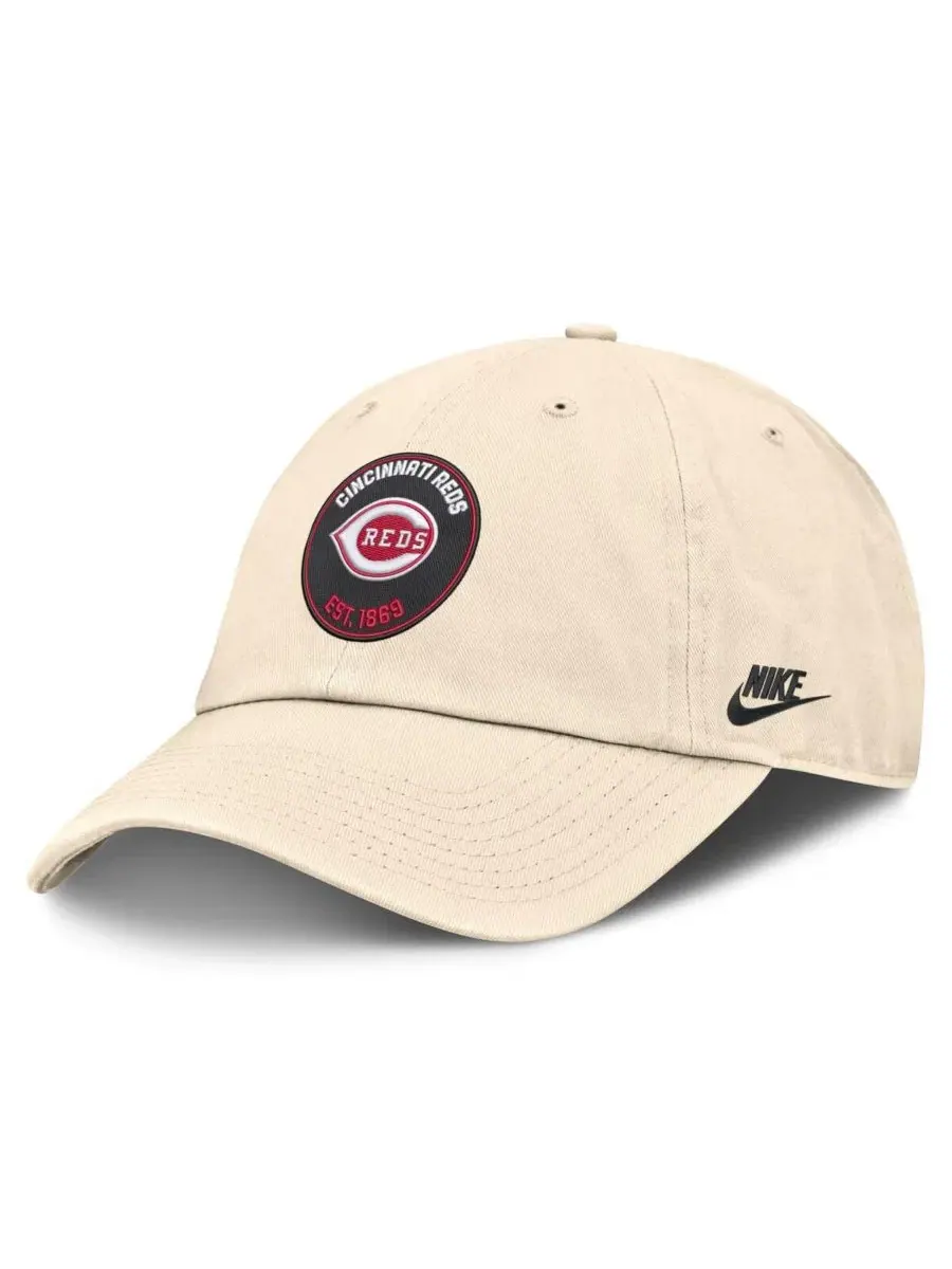 Кепка с вышивкой Cincinnati Reds Cooperstown Collection Club Nike