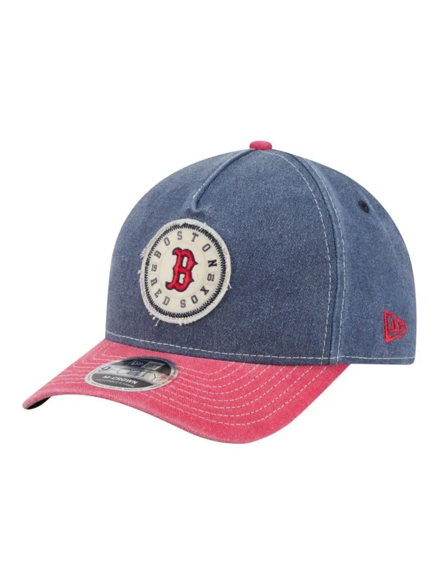 Бейсболка New Era с вышитым патчем Boston Red Sox