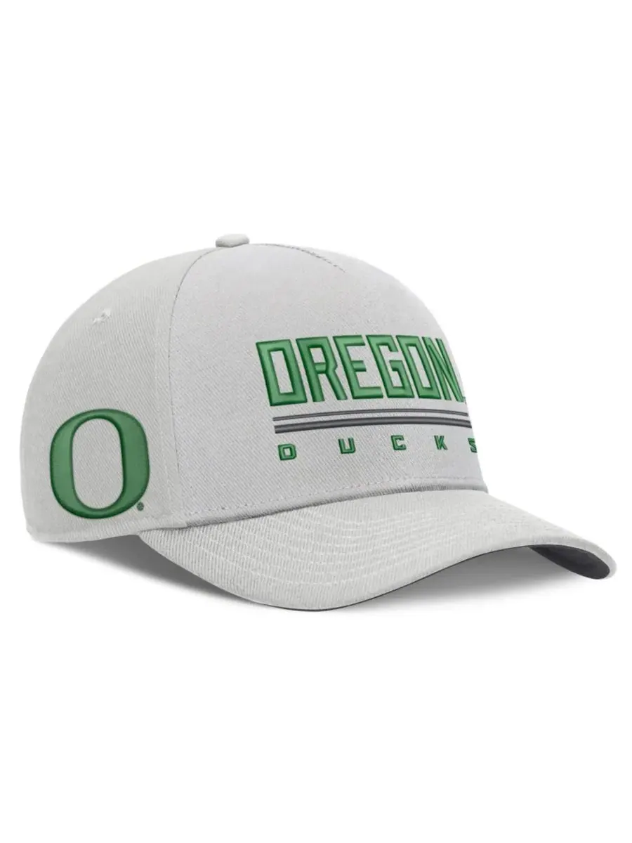 Кепка Nike Oregon Ducks 2026 Sideline Dri-FIT Rise — изображение 3 из 5, серый