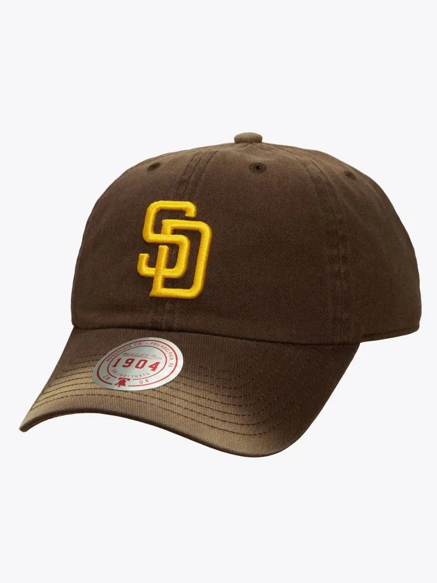 Кепка с вышивкой San Diego Padres 1904 Soft Wash Adjustable Hat Mitchell & Ness