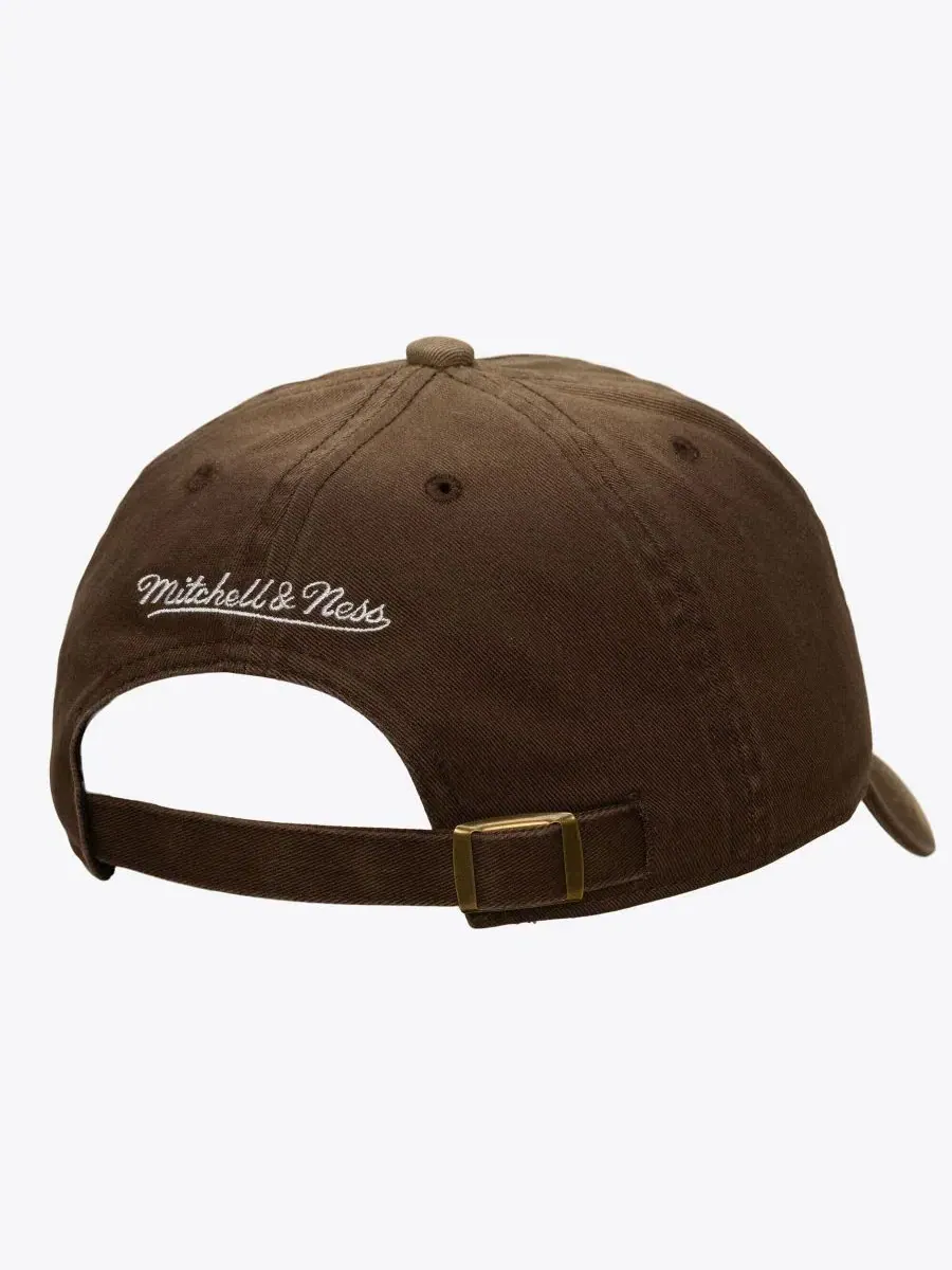 Кепка с вышивкой San Diego Padres 1904 Soft Wash Adjustable Hat Mitchell & Ness — изображение 2 из 3, коричневый