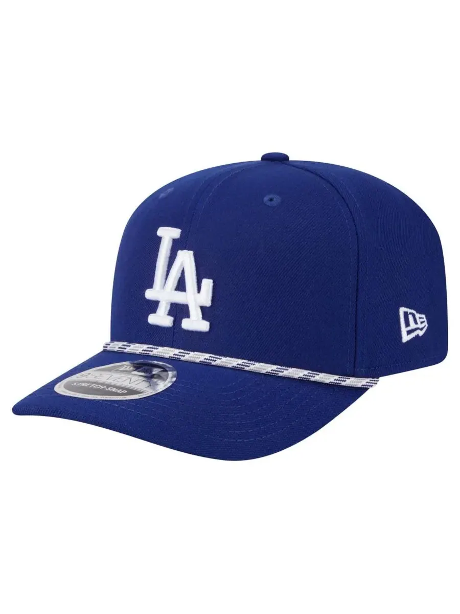 New Era Мужская бейсболка Royal Los Angeles Dodgers Multi-Rope 9Seventy Stretch-Snap Hat