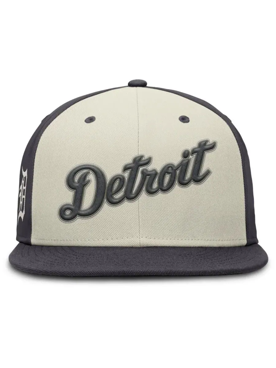 Кепка Nike Dri-FIT True Fitted Detroit Tigers — изображение 2 из 4, бежевый