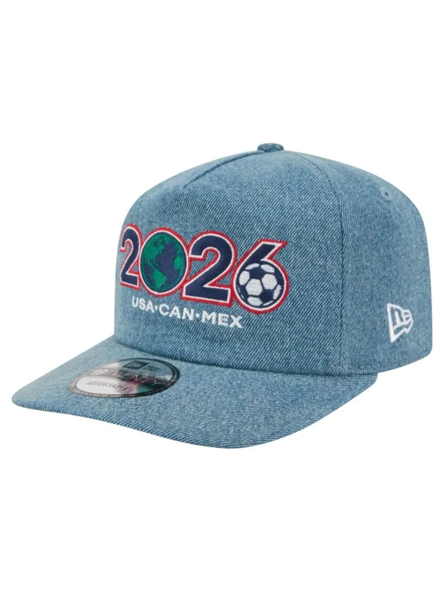 Кепка New Era 19TWENTY из денима с вышивкой, Host Country
