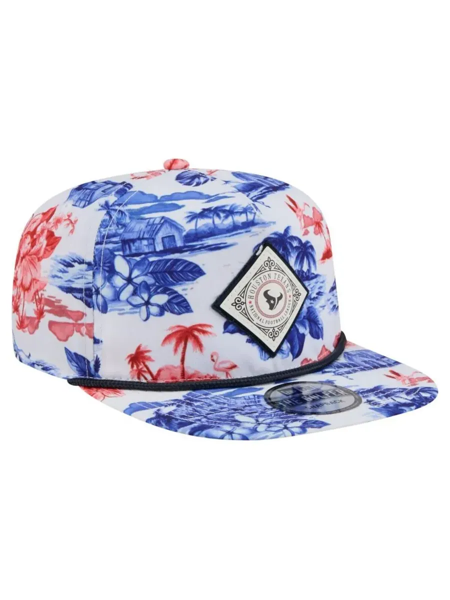 New Era Мужская белая бейсболка Houston Texans Adventure Golfer Snapback — изображение 3 из 4, белый