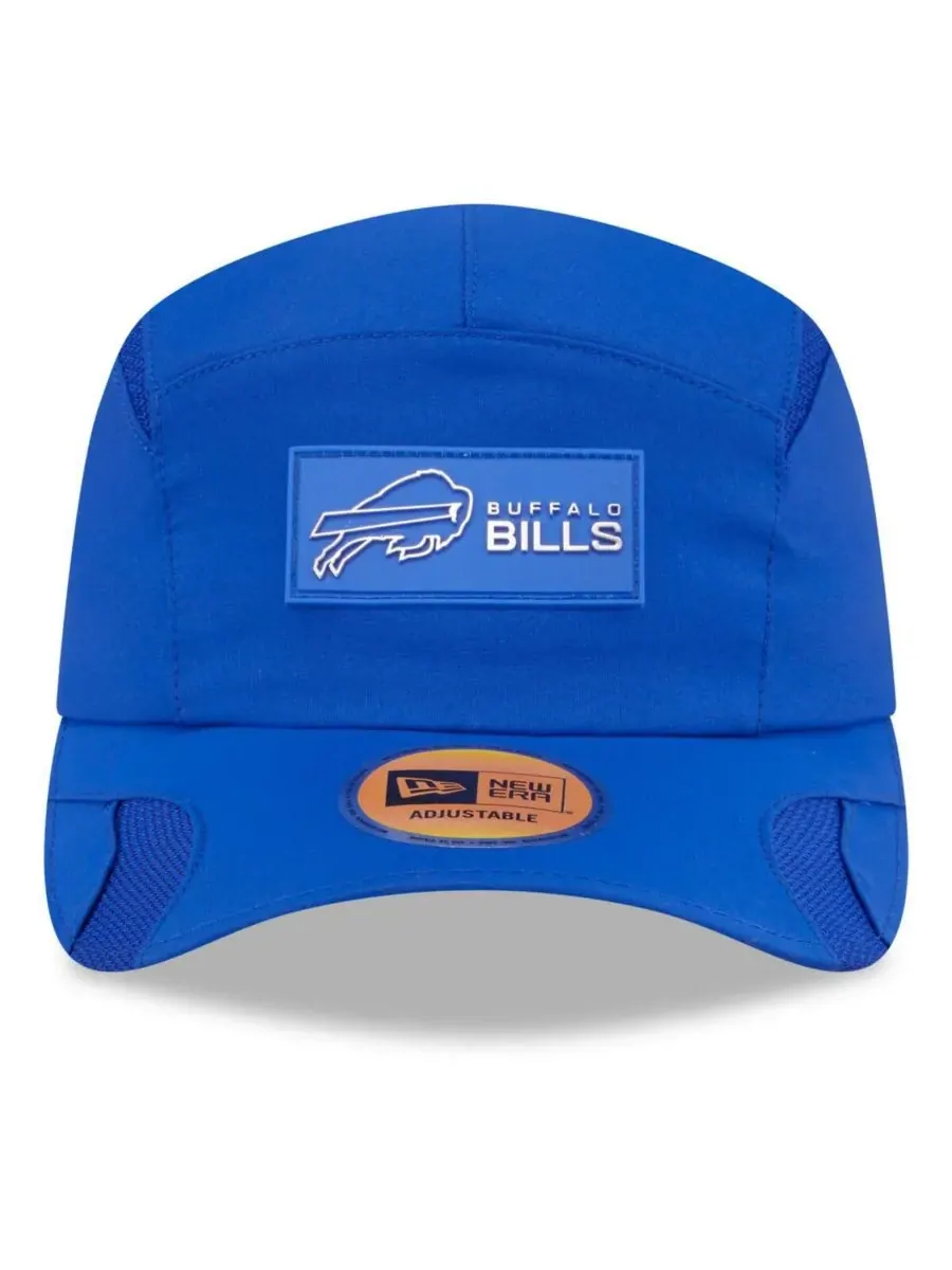 Мужская регулируемая бейсболка Royal Buffalo Bills 2025 Sideline Runner New Era — изображение 5 из 5, королевский