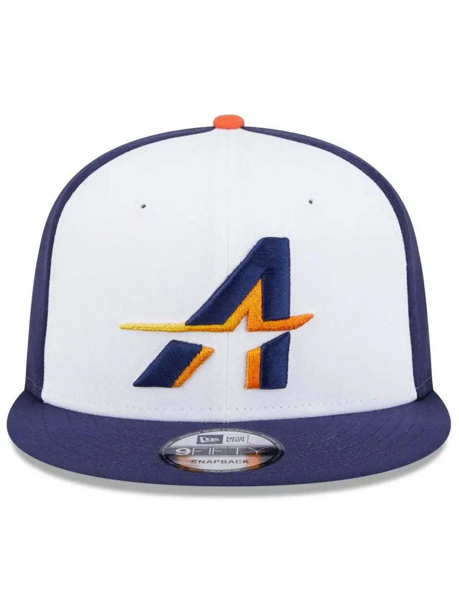 New Era Мужская белая/темно-синяя бейсболка Houston Astros 2025 City Connect 9FIFTY с — изображение 2 из 5, белый темно-синий