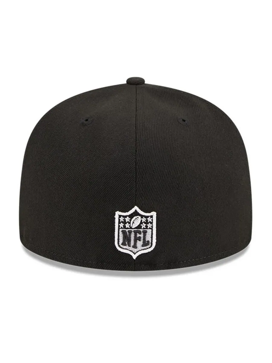 New Era Мужская черная бейсболка Cincinnati Bengals Main Patch 59FIFTY — изображение 3 из 5, черный